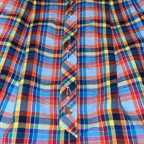 urban outfitters // zooey workwear multicolor romper nwot - Picture 8 of 13